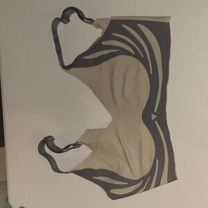 *Last One* Seamless Slate Blue & Gray Wireless Sports Bra 2XL